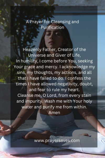 A Prayer for Cleansing and Purification Prayer For Cleansing Self, Saging Cleansing Prayer, Cleansing Prayer Spiritual, Cleanse Prayer, Cleansing Mantras, Cleanse Quotes, Negativity Cleanse, Sage Cleansing Prayer, Cleansing Prayers