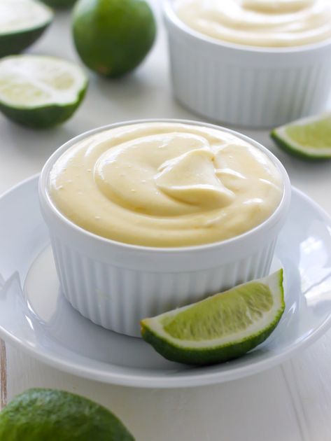 Key Lime Pudding, Lime Pudding, Frozen Key Lime Pie, Lime Cupcakes, Baker By Nature, Homemade Pudding, Lime Recipes, Keto Sweets, Refreshing Food