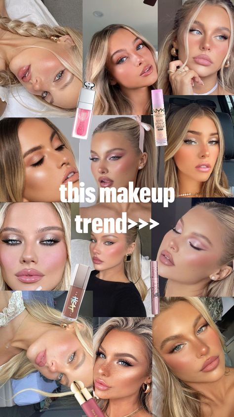 #preppy #viral #fyp #trending #popular #makeup #pinkmakeup #makeuptrend Preppy Makeup Tutorial, Preppy Makeup Look, Popular Makeup, Preppy Makeup, Pink Makeup, Makeup Trends, Preppy Style, Makeup Tutorial, Makeup Looks