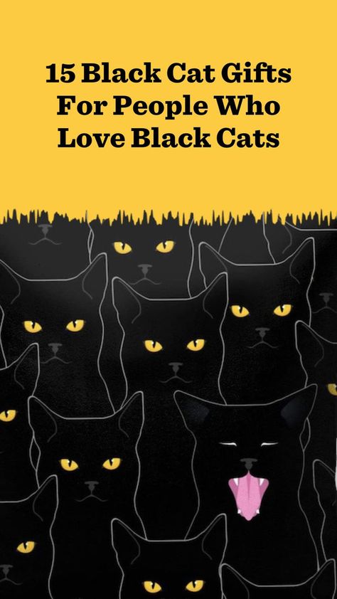 If you need a gift for the cat lover in your life, check out these black cat gifts rounded up by The Dodo. Cat Gifts For People, Cat Presents, Black Cat Lover, Lion Images, Cat Themed Gifts, Cat Parenting, Cat Merchandise, 15 Gifts, Love Black