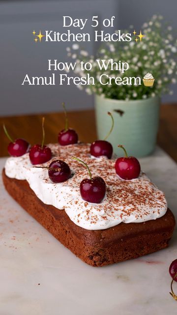 Amul Fresh Cream Recipes, How To Whip Cream, Electric Whisk, Ice Bowl, Whip It, Whip Cream, Vanilla Essence, Fresh Cream, Save For Later