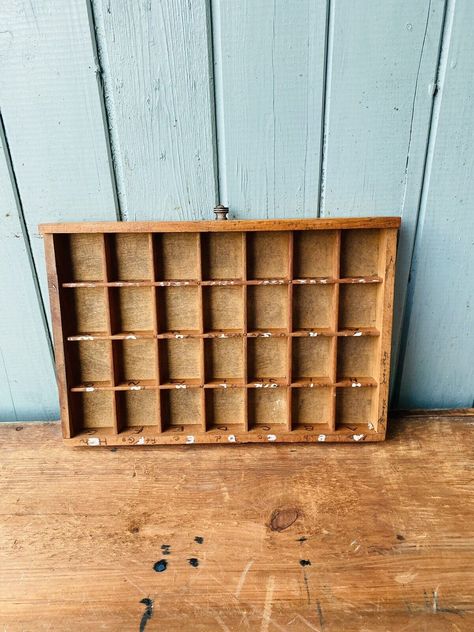 Small Vintage Letterpress Print Tray Printers Drawer Typecase 3  | eBay Printer Tray, Letterpress Drawer, Printers Drawer, Printers Tray, Letterpress Printing, Letterpress, Printer, Drawers, Tray