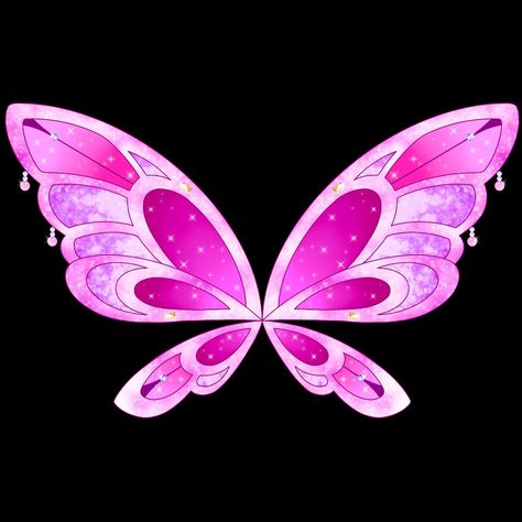 Barbie Wings, Winx Wings, Fairy Wings Drawing, Wing Ideas, Wind Club, Magic Wings, Las Winx, Wings Drawing, Butterfly Background