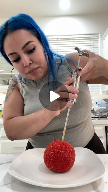 Nanajoe19 on Instagram: "Making hot Cheeto balls stuffed with a Taco Bell twist with my oldest son!   #Reels #Explore #HotCheetos #HotCheetoBalls #recipes #Food #Foodie" Cheeto Balls, Hot Cheetos Balls, Cheetos Recipe, Stuffing Balls, Viral Recipes, Budget Friendly Dinner, Hot Cheetos, Mexican Snacks, How To Make Taco