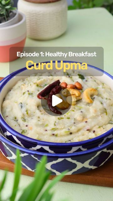 Sumit & Priyanka kapoor on Instagram: "Episode 1 of Healthy Breakfast  Curd Upma :  A protein rich, tangy and super flavour full dish which is perfect for daily breakfast   If you are looking for recipe details then you will find it pinned in comment section once you find the recipe then do reply to that comment with ‘ Found it ‘  so that others can also see the recipe   #recipe #breakfast #healthy #healthyfood #diet #dietfood #upma #curd #yogurt #easyrecipe #indianfood #dillifoodies #devourpower" Upma Recipe Indian Breakfast, Induction Recipes, Upma Recipe, Curd Recipe, Recipe Breakfast, Breakfast Healthy, Indian Breakfast, Recipe Details, Indian Food