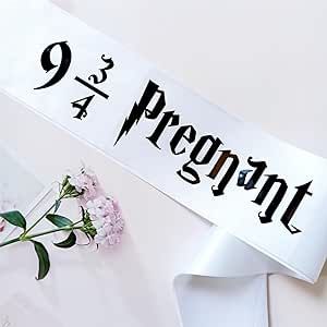 Amazon.com: Magnusson's Garden 9 3/4 Pregnant Parry Hotter Themed Baby Shower Sash, Witch or Wizard Gender Reveal Mommy to Be Sash, HP Welcome Baby Muggle Party Decorations and Supplies (White and Black) : Home & Kitchen Harry Potter Theme Baby Shower, Harry Potter Themed Baby Shower Ideas, Witch Or Wizard Gender Reveal, Harry Potter Baby Shower Ideas, Baby Shower Sash, Harry Potter Baby Shower, Harry Potter Baby, Mommy To Be, Harry Potter Theme