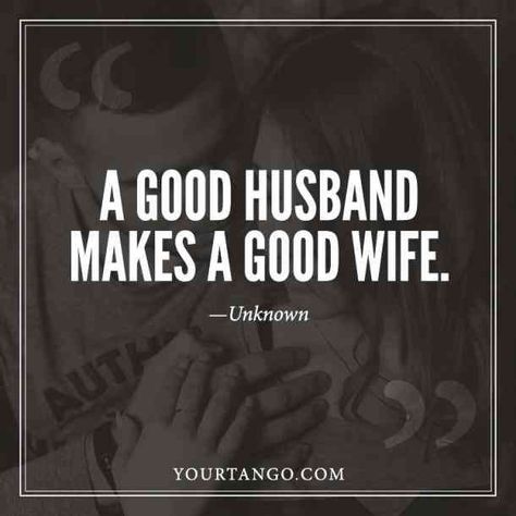 “A good husband makes a good wife.” — Unknown #quotes #fathersday #husbandquotes #fathersdayquotes #dadquotes #quotesforhim #lovequotes #lovequotesforhusband #husband #YourTango | Follow us: www.pinterest.com/yourtango Quotes For Your Husband, Best Husband Quotes, Hubby Quotes, A Good Husband, Good Husband, Father's Day Quotes, Husband Quotes From Wife, Love My Husband Quotes, Wonderful Husband