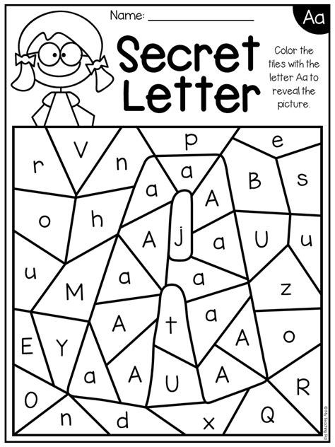 Secret Letters Activity, Hidden Alphabet, Secret Letters, Color By Letter, Hidden Letters, Abc Worksheets, Alphabet Recognition, Alphabet Songs, Alphabet Worksheets Preschool