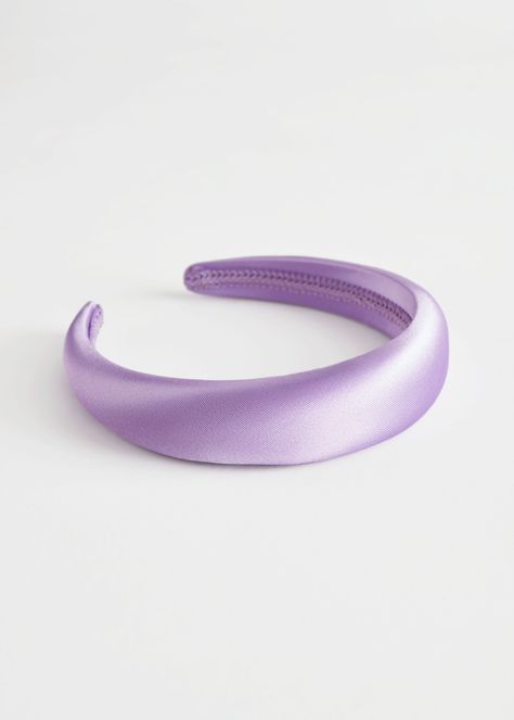 Chunky Satin Alice Headband Purple - & Other Stories #andotherstories #chunky #satin #alice #headband #hairaccessories #purple #hair #head Wedding Guest Hair Accessories, Trixie Tang, Daphne Costume, Wedding Guest Hair, Alice Headband, Clothing Png, Purple Headbands, Catherine Walker, Daphne Blake