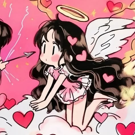 Angel Baby Art, Couples Pfp, Valentines Anime, Animal Crossing Characters, Matching Pfp's, Cute Pfps, Couple Pfp, Cute Profile, Anime Guys Shirtless