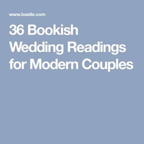 36 Bookish Wedding Readings for Modern Couples Bookish Wedding, Wedding Reading, Couple Getting Married, Wrinkle In Time, Vince Vaughn, Wedding Readings, A Wrinkle In Time, Owen Wilson, Religious Wedding