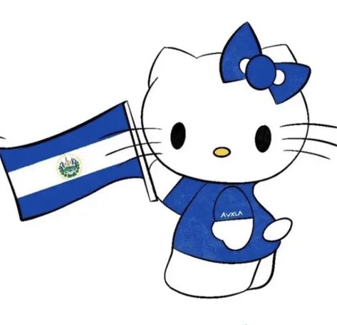 El Salvador Poster, Salvador Culture, El Salvador Culture, Salvadorian Food, Independence Day Parade, Kitty Art, Hello Kitty Art, Dance Workout Videos, Sanrio Characters