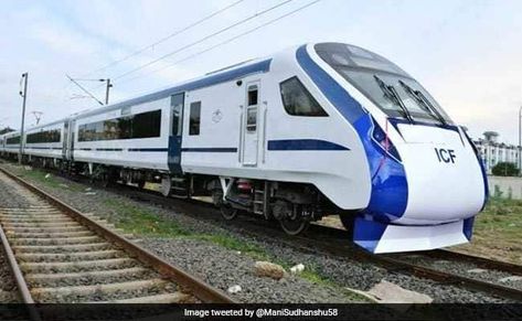 'Need For Speed': Railway Minister Declares Train 18 Fastest In India Vande Bharat Train, Vande Bharat Express, Rajdhani Express, Shatabdi Express, Vande Bharat, Indian Railways, Train Service, Train Sets, Speed Training