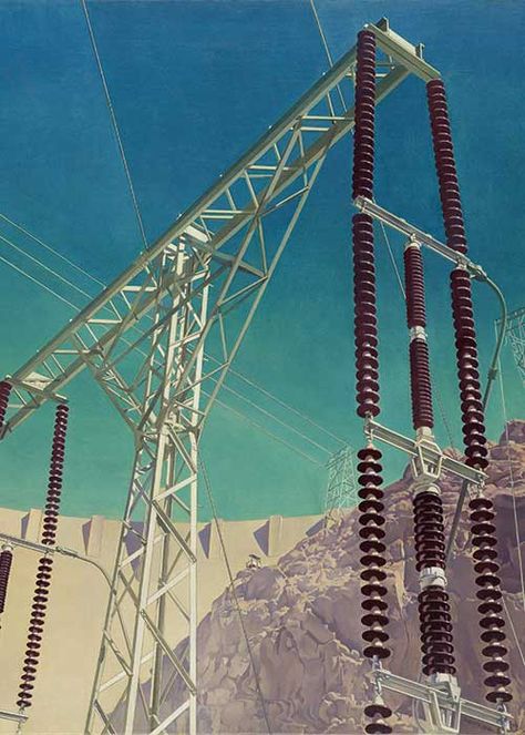 Charles Sheeler, Charles Demuth, Industrial Paintings, Digital Story, Alfred Stieglitz, Power Lines, Painting Gallery, Industrial Art, Post Impressionists