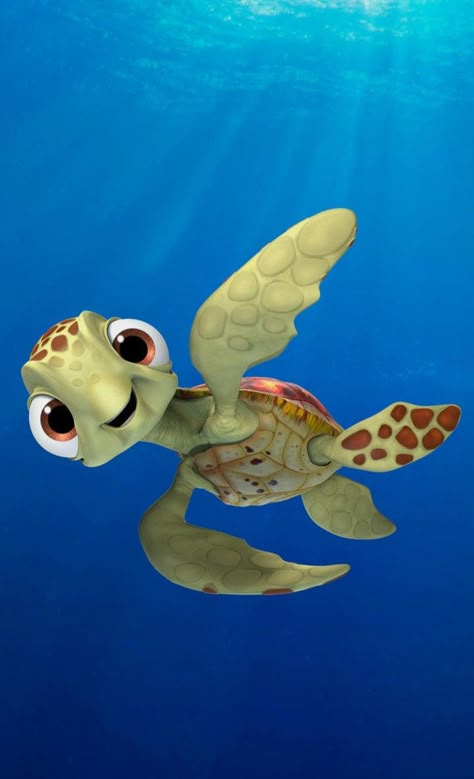 Finding Nemo Turtle, Hello Pictures, Disney Box, Pictures For Friends, Moana Bebe, Dinosaur Printables, Disney Phone Wallpaper, Iphone Homescreen Wallpaper, Turtle Art