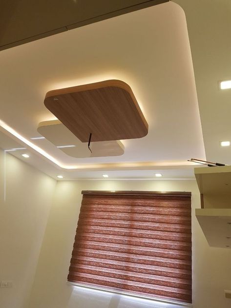 Pop Design For Hall Square, Down False Ceiling Design, Square Room False Ceiling Design, Square Pop Design Ceiling, Pop Ceiling For Bedroom, Pop Restaurant Design, Piopi Designs For Hall New, Single Layer False Ceiling Design, Bedroom Pop Ceiling Design Modern Simple