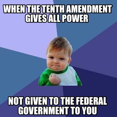 10th Amendment:  -When was it ratified? December 15, 1791  -Who it gave rights to? The States and the people  -What is that right? The powers that are not given to the federal government by the Constitution, nor prohibited by the states, are reserved for the States or for the people respectively. Funny Church Memes, Success Kid, Church Memes, Yoo Ah In, Jung Il Woo, Teacher Memes, A Meme, Hyun Bin, Christian Memes