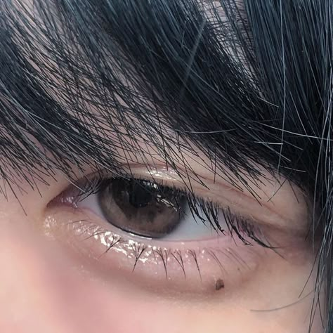 Covering Eyes Pose, Asian Eyes Aesthetic, Blood Bag, Japanese Eyes, Eye Study, Head Anatomy, Asian Eyes, Male Eyes, Eye Photography