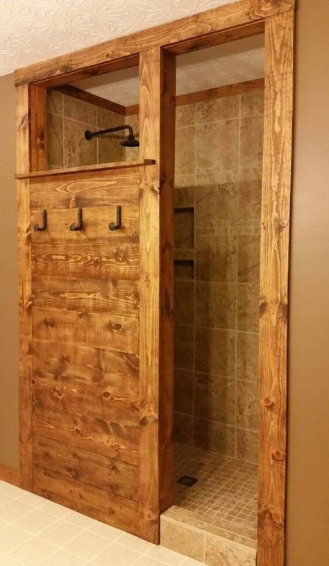 Rustic Bathroom Remodel, Grill Area, Cabin Bathrooms, Rustic Bathroom Designs, Casa Country, Bathroom Farmhouse Style, Rustic Bathrooms, Bathroom Remodel Shower, Bathroom Remodel Designs