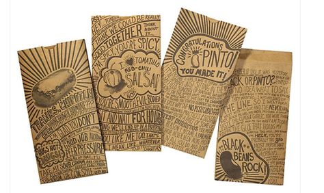 The Beauty of the Hand-Drawn Typography Trend in Design - Speckyboy Design Magazine Typography Hand Drawn, Hand Drawn Type, Cool Packaging, Communication Art, Food Packaging Design, Illustration Inspiration, Packaging Design Inspiration, Brown Paper, Paper Bags