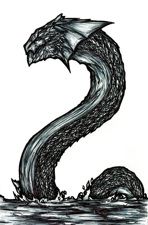 Exshinka: Sea Serpent Sea Serpent Tattoo, Leviathan Tattoo, Sea Monsters Drawing, World Serpent, Monster Tattoo, Spartan Tattoo, Sea Creatures Art, Serpent Tattoo, Monster Drawing