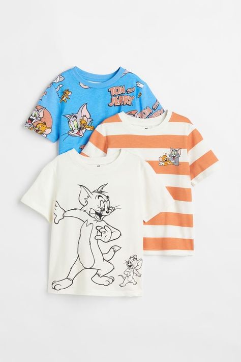 Tom And Jerry Kids, Long Sleeve Kids, Clothing Photography, Dinosaur Kids, Printed T Shirts, Winter Kids, Disney Tshirts, Tom And Jerry, Boys Shirts