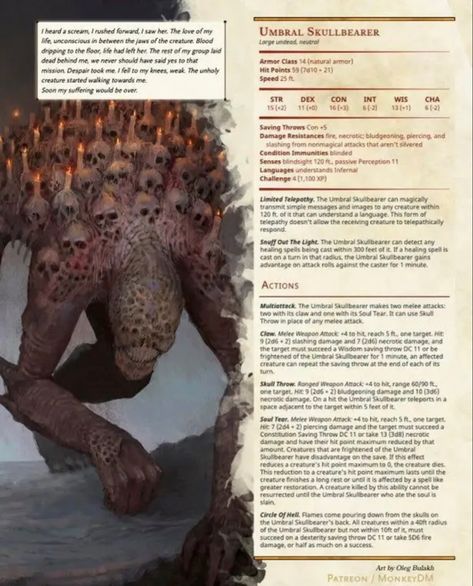 Dnd Eldritch Monster, Undead Monsters Dnd, Dnd Flesh Monster, Dnd Halloween Monsters, Dnd Horror Campaign Ideas, Dnd Horror Map, D&d Monsters Homebrew, Dnd Horror Monster, Dnd Undead Monsters