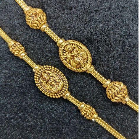 Mugappu Designs Gold, Mugappu Designs, Chain Designs Gold, Mugappu Chain, Thali Chain, Gold Pendants For Men, Gold Earrings For Kids, Gold Jewels Design, Neck Pieces Jewelry