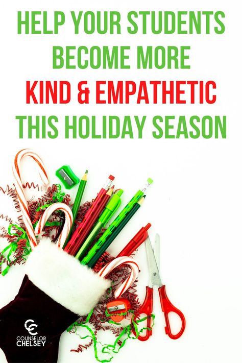 Social Emotional Christmas Activities, School Wide Christmas Activities, Sel Christmas Activities, Kindness Lessons Elementary, Winter Social Emotional Activities, Kindness Ideas For School, Christmas Kindness Ideas, School Counseling Ideas, Counselling Activities