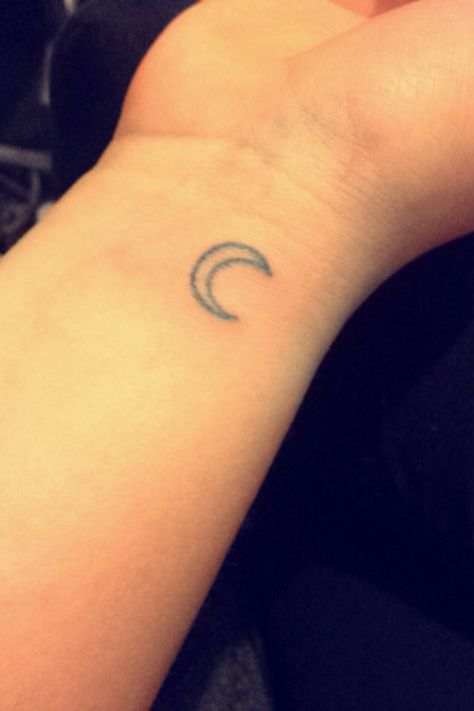 Crescent moon stick and poke Moon Stick And Poke Tattoo, Stick And Poke Moon, Sun And Moon Stick And Poke, Moon Tattoo Stick And Poke, Stick And Poke Tattoo Moon, Moon Stick N Poke, Simple Stuck And Poke Tattoo, Moon Stick And Poke, Stick And Poke Tattoo Ideas Meaningful