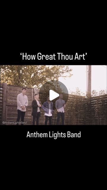 Christian Music Ministry USA on Instagram: "‘How Great Thou Art’ sung by @anthemlightsband 🙏🏻🎶

#hymn #christianmusic #christianmusicministry #jesus #faith" How Great Thou Art, Anthem Lights, Music Ministry, Jesus Faith, Christian Music, Jesus, Songs, Music, On Instagram