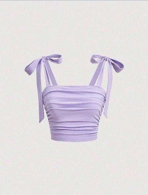 Light Purple Tops, Cute Purple Tops, Violet Clothes, Top Morado, Purple Top Outfit, Rapunzel Outfit, Purple Clothes, Lavender Outfit, Lilac Top