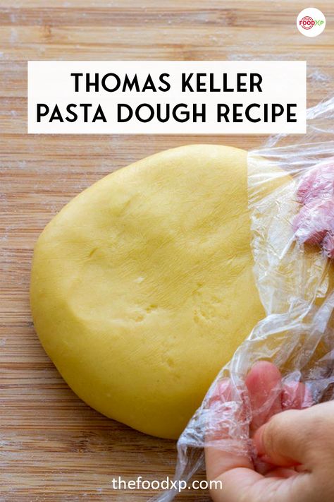 Well get some flour, milk, olive oil, and eggs and knead yourself some Thomas Keller’s pasta dough. The dough is soft and fluffy yet holds its own. It also pairs great with all kinds of sauces. Try the recipe; you’ll find it on TheFoodXP website. #thomaskellerpastadough #thomaskellerpastadoughrecipe #pastadough #thomaskellerrecipes Pasta Dough Recipes All Purpose Flour, Egg Free Pasta Dough, Homemade Beef Ravioli, Pasta Maker Recipes, Fresh Pasta Dough Recipe, Egg Pasta Dough, Homemade Pasta Dough Recipe, Thomas Keller Recipes, Pasta Dough Recipe