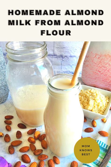 Diy Almond Milk, Soaked Almonds, Make Almond Milk, Almond Milk Recipes, Homemade Almond Milk, Nut Milk Bag, Food Stamps, Flavored Milk, Recipes Homemade