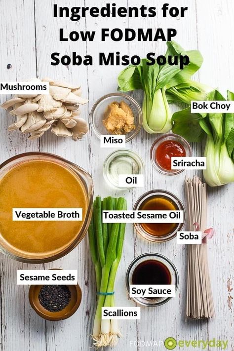 Miso Soup Benefits, Soup Benefits, Jammy Eggs, Low Fodmap Vegetables, Cold Soba, Miso Broth, Azuki Bean, Asian Noodles, Eggs Recipe