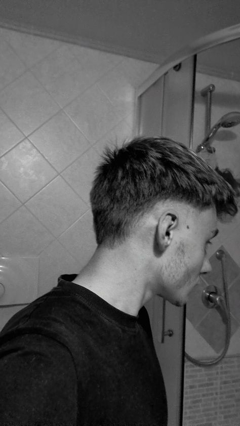 Top 50 Trendy & Cool Men's Fade Haircuts: Detailed Gallery | 50 Best Fade Haircuts for Men (Detailed Gallery) | Aesthetic Hairstyles For Men Haircuts For Men Mullet, Long Hair Mullet, Mens Haircuts Thick Hair, Taper Fade Short Hair, Best Fade Haircuts, Haircut Selfie, Short Fade Haircut, Photo Hijab, Mens Haircuts Short Hair