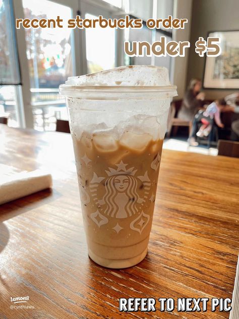 ☕️ recent starbucks order | under $5 | Gallery posted by cynthia wu ✌︎ | Lemon8 Starbucks Recipes Orders, Starbucks Under $5, Starbucks Order, How To Order Starbucks, Starbucks Drinks, Coffee Lover, Drinks, Coffee, Quick Saves