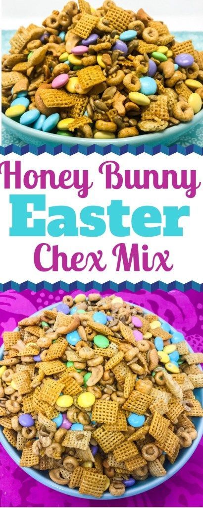 Honey Bunny Easter Chex Mix | Grace Like Rain Blog - Easy Easter Snack Easter Finger Food, Easy Easter Snacks, Easter Snack Mix, Chip Dips, Sweet Chex, Easter Snack, Chex Mix Recipe, Chocolate Chex, Fun Holiday Treats