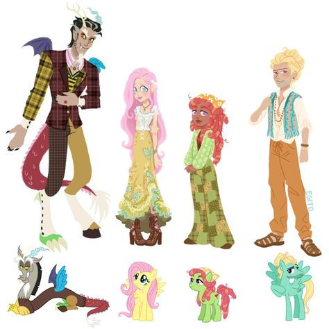 X Mane Six Redesign, Human My Little Pony, Fluttercord Human, Fluttercord Fanart, Mlp As Humans, Fluttershy Human Fanart, Mlp Human Fanart, Human Mlp, Fluttershy Human