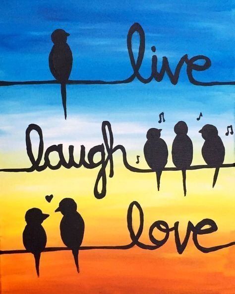 Pin on Animals Acrylic Painting Ideas, Easy Acrylic Painting, Canvas Art Quotes, Small Canvas Paintings, Canvas Painting Ideas, Live Love Laugh, Simple Canvas Paintings, Cute Canvas Paintings, Easy Canvas Art