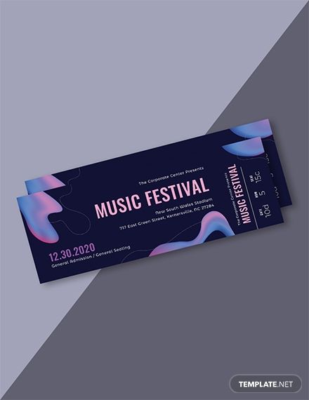 Free Modern Music Concert Ticket Template Concert Tickets Design, Ticket Graphic Design, Ticket Design Ideas, Concert Ticket Design, Event Ticket Design, Template Tiket, Tickets Design, Concert Design, Ticket Design Template