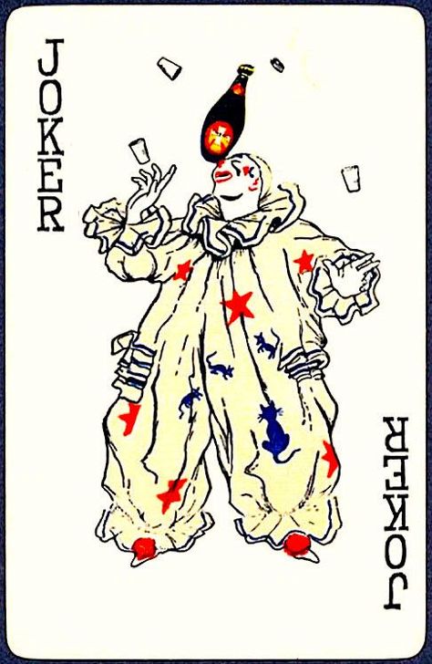 Ace Tattoo, Joker Playing Card, King Card, Playing Cards Art, Circus Poster, Joker Card, Iconic Wallpaper, Vintage Clown, Playing Card