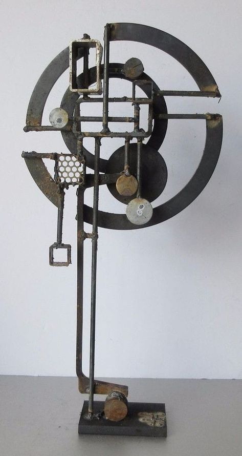 Steel Sculpture Abstract, Pop Sculpture, Steel Objects, Industrial Sculpture, Abstract Metal Sculpture, Scrap Metal Sculpture, Installation Architecture, Sheet Metal Art, Metal Welding Art