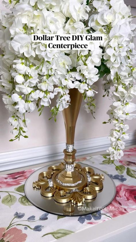 Dollar Tree Centerpieces, Dollar Store Diy Projects, Tree Centerpieces, Diy Dollar Tree Decor, Dollar Tree Decor, Craft Room Decor, Dollar Tree Diy Crafts, Diy Dollar Store Crafts, Diy Crafts Room Decor