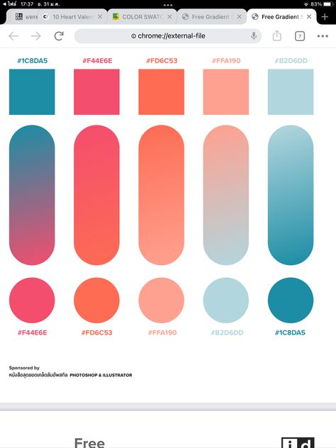 Gradient Colour Palette, Gradient Palette, Gradient Color Palette, Neon Colour Palette, Blush Color Palette, Website Color Palette, Color Design Inspiration, Hex Color Palette, Paint Color Inspiration