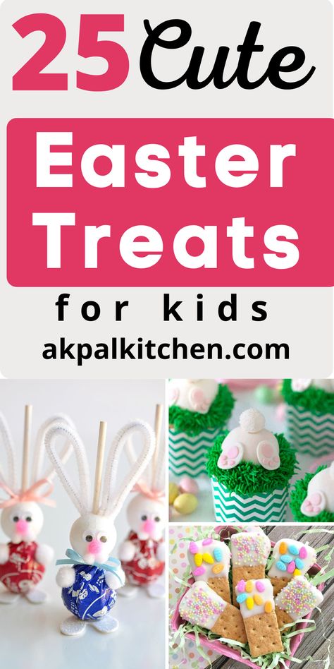 Easter Party Treats For Kids, Easter Snacks To Make With Kids, Individual Easter Treats, Homemade Easter Treats For Kids, Easy Easter Bake Sale Treats, Diy Easter Treats For Kids, Toddler Easter Snacks For Daycare, Easter Treat Ideas For Kids, Easter Kids Desserts