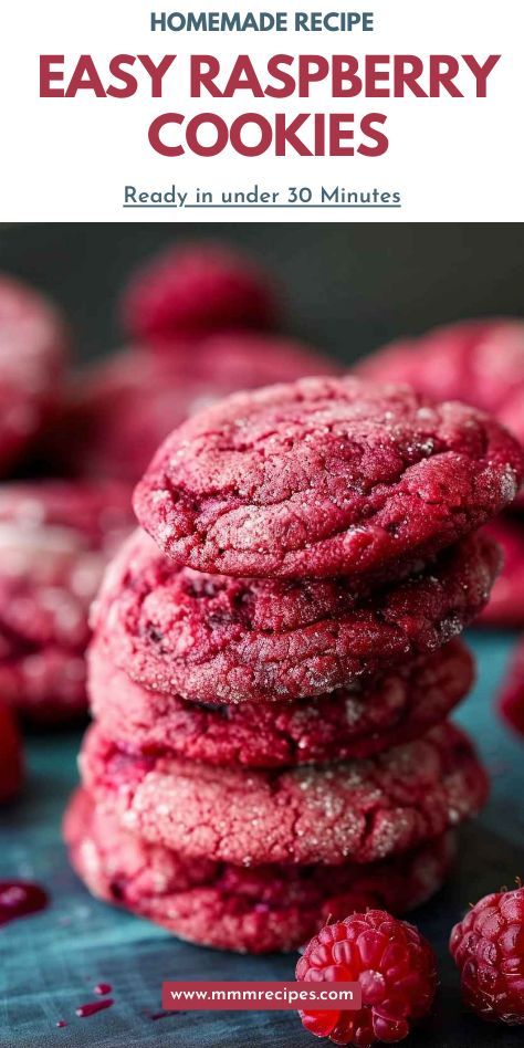 These raspberry cookies are bursting with fruity flavor and are incredibly soft and buttery! Each bite is filled with the sweet and tangy taste of fresh raspberries, making them a perfect treat for any occasion. Whether you’re enjoying them with a cup of tea or sharing them with friends, these cookies are sure to impress. Plus, they’re so easy to make—you’ll want to whip up a batch right away! Ready to get baking? Click for the full recipe and indulge in raspberry bliss! Raspberry Filled Cookies, Raspberry Cookie Recipes, Raspberry Cookies, Raspberry Recipes, Chocolate Crunch, Filled Cookies, Raspberry Filling, Fresh Raspberries, Steak Bites