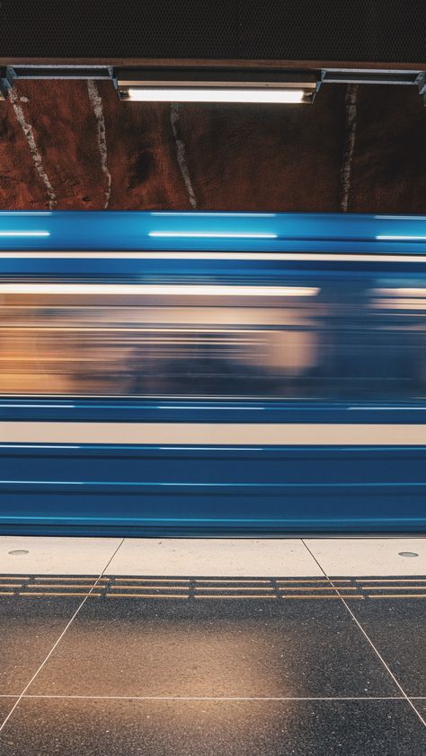 time lapse photography of a passing blue train photo – Free Image on Unsplash Just Black Wallpaper, Wallpaper Iphone Nature, Aesthetic Wallpaper Bts, Nature Aesthetic Wallpaper, Time Lapse Photo, Train Photo, Motion Images, Modern Lodge, Abstract Art Images