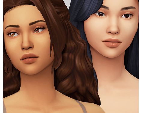 Maxis Match Face Details, Maxis Match Face, Sims 4 Cc Maxis, Sims 4 Cc Maxis Match, Mods Ts4, Cc Skin, Sims Stories, The Sims 4 Skin, Face Details