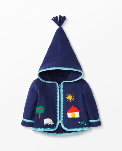 Baby Fleece Jacket | Hanna Andersson Clothes Sweaters, Navy Embroidery, Family Pjs, Baby Swimsuit, Cozy Jacket, Boys Knits, Organic Baby Clothes, Blue Embroidery